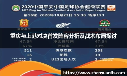 重庆与上港对决首发阵容分析及战术布局探讨