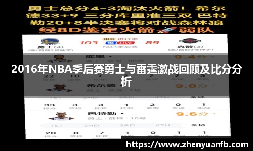 2016年NBA季后赛勇士与雷霆激战回顾及比分分析